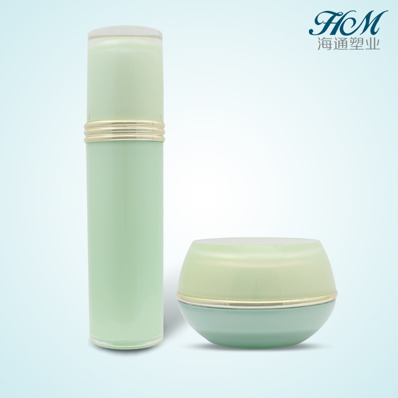 15 30 50ml圆形真空瓶 透明真空瓶 亚克力化妆品包装厂家现货直销