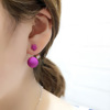 Cool acrylic double-sided earrings, Korean style