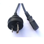 国标直插品字尾电源线 三芯品字孔电饭锅电脑插头线 1.5/1.8米