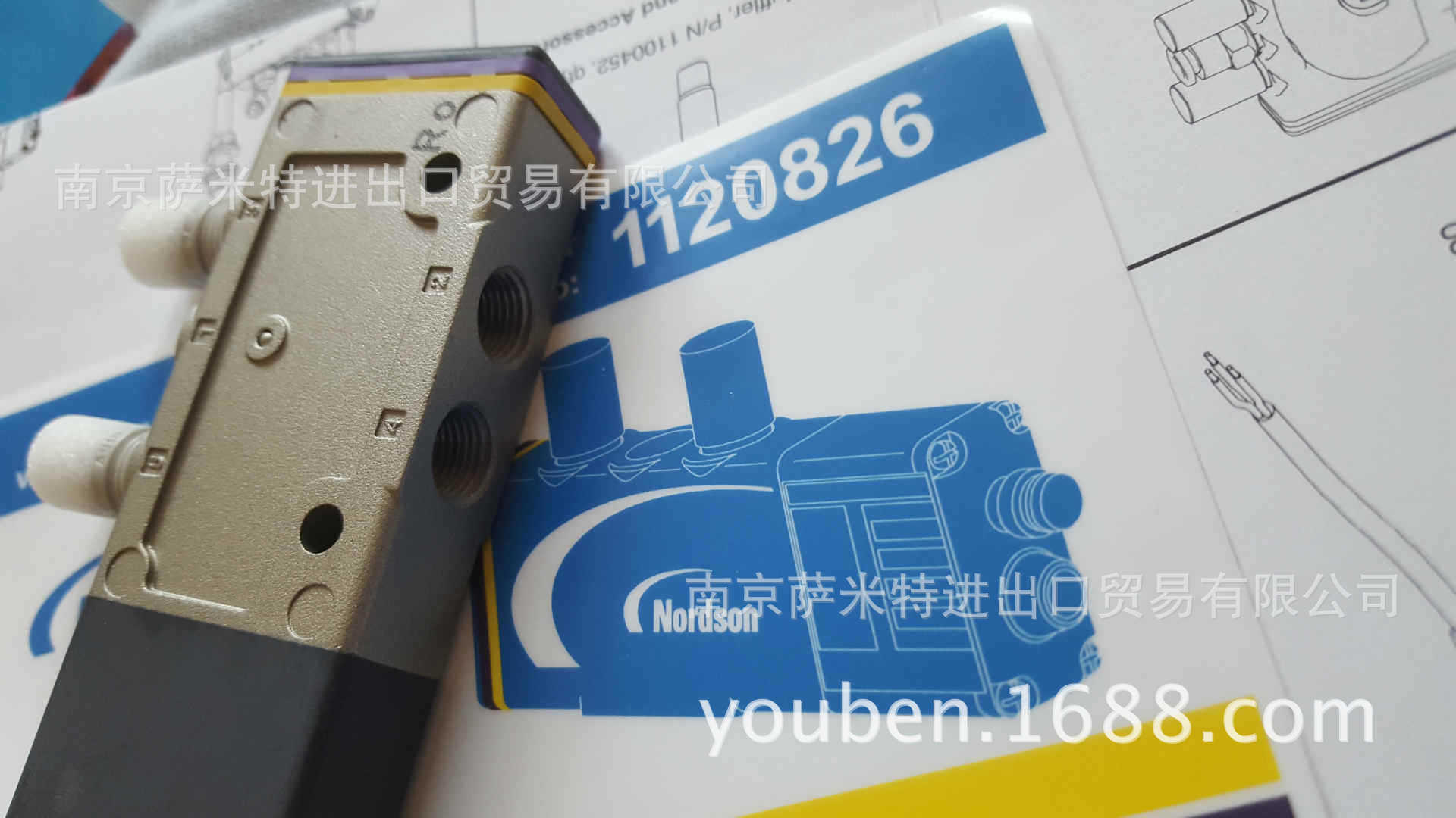 Nordson 美国诺信热熔胶机 电磁阀 SOLENOID,SATURN 1120826
