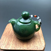 Jasper from Khotan district, pen, teapot, jewelry jade, tea set, natural ore