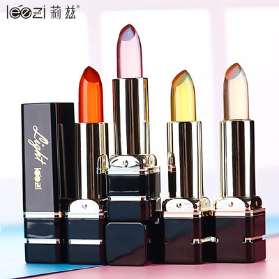 新款莉兹果冻变色口红温感唇膏不沾杯哑光口红持久保湿 不脱色|ms