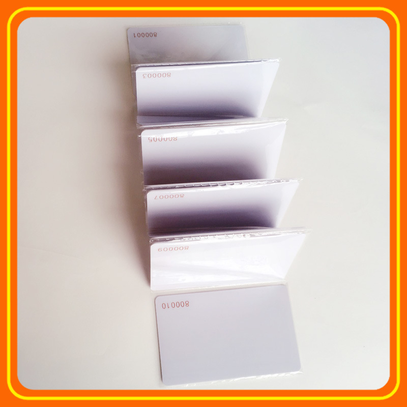 ID白卡 TK4100考勤 门禁智能薄卡 感应芯片卡射频 非接触式消费卡