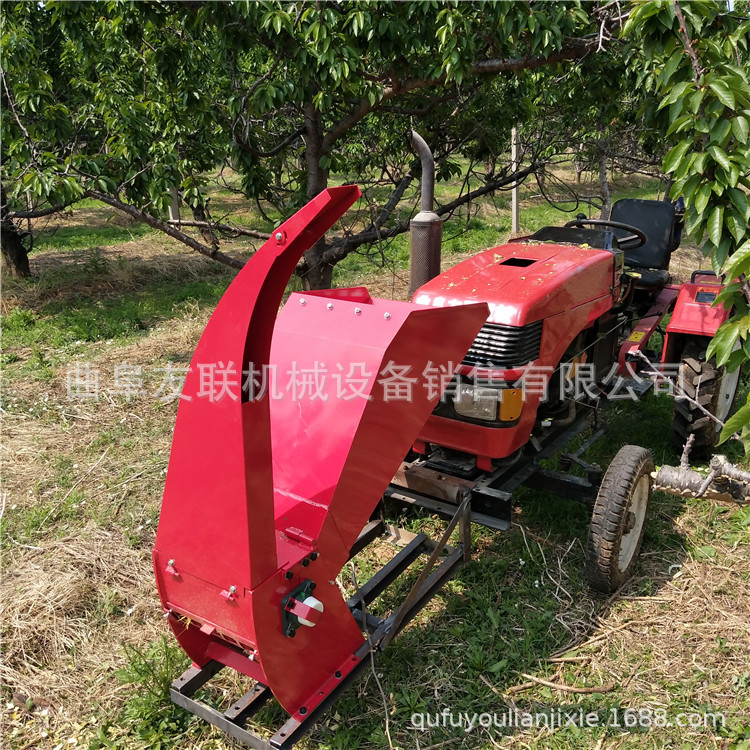 残枝落叶破碎机 高品质汽油碎枝机 卧式树枝粉碎机