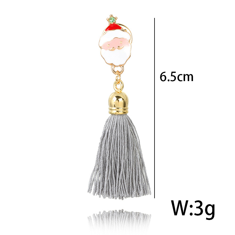 Cartoon alloy plating brooch (Santa Claus)NHGY0540-Santa Claus