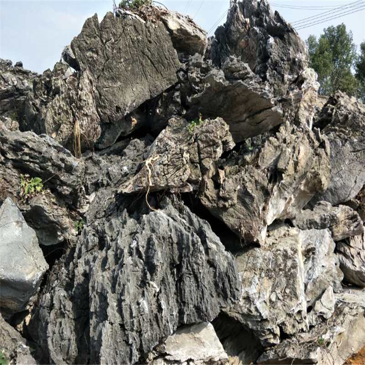 大英石假山 庭院英石假山 英石假山图片 观赏景石