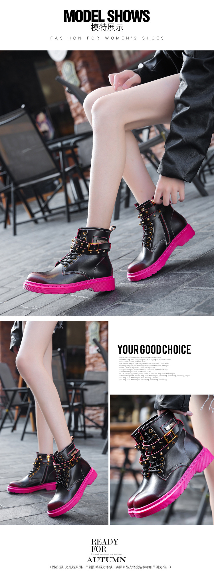 Bottes femme IMPRESSION VERTE en En cuir - Ref 3355071 Image 16