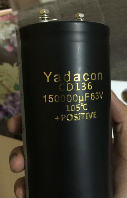 生产63V150000UF铝电解电容厂家足压铝电解电容YADACON63V150