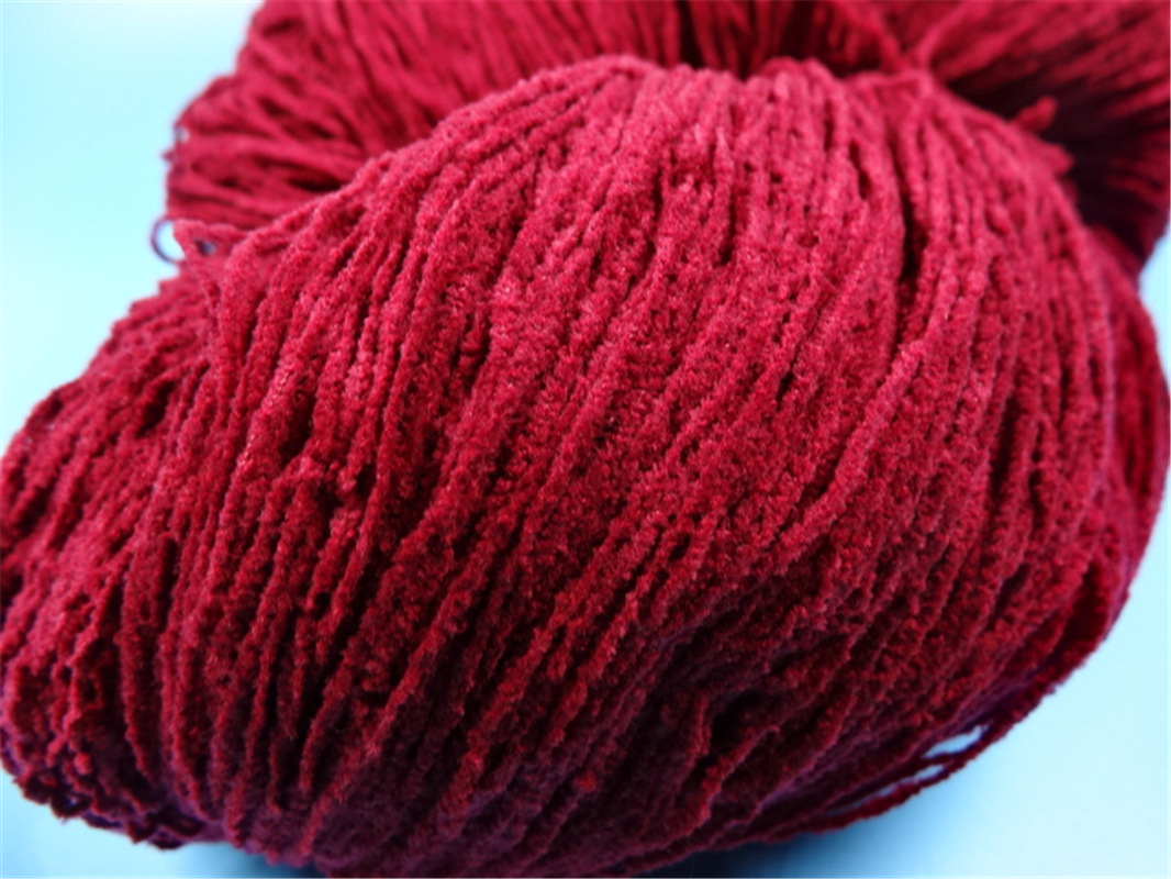 【金涛厂家供应】4.5支100%涤纶 柔顺雪尼尔纱 花式纱