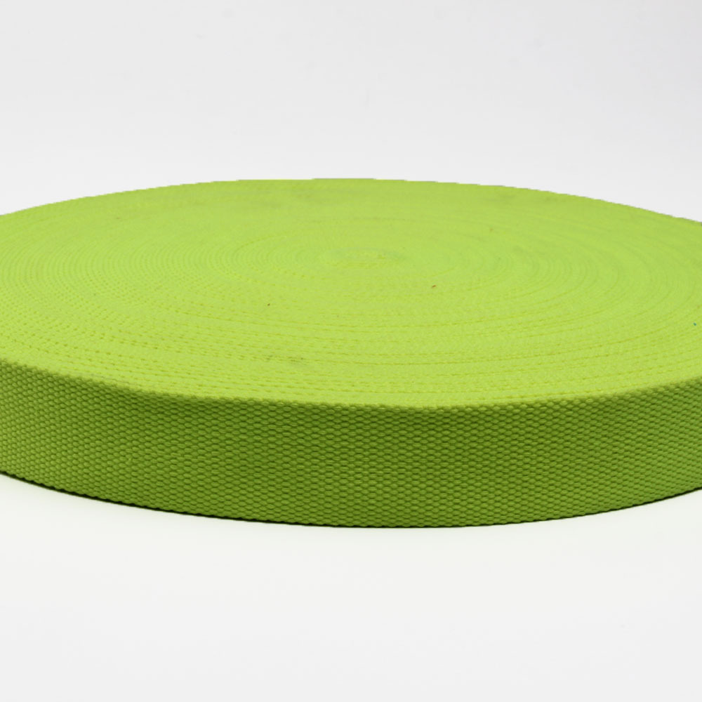 广州力满 现货供应 1.5寸 3.8cm 2.5公分 珠纹 荧光绿 涤棉织带