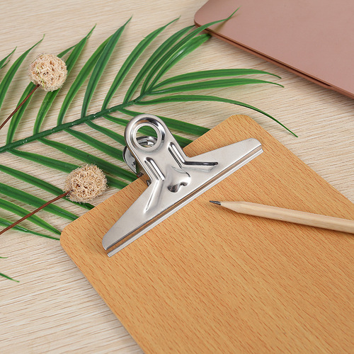 A4/A5 wooden board clip, note board clip, hard file folder, office writing board, retail and wholesale, factory direct sales
