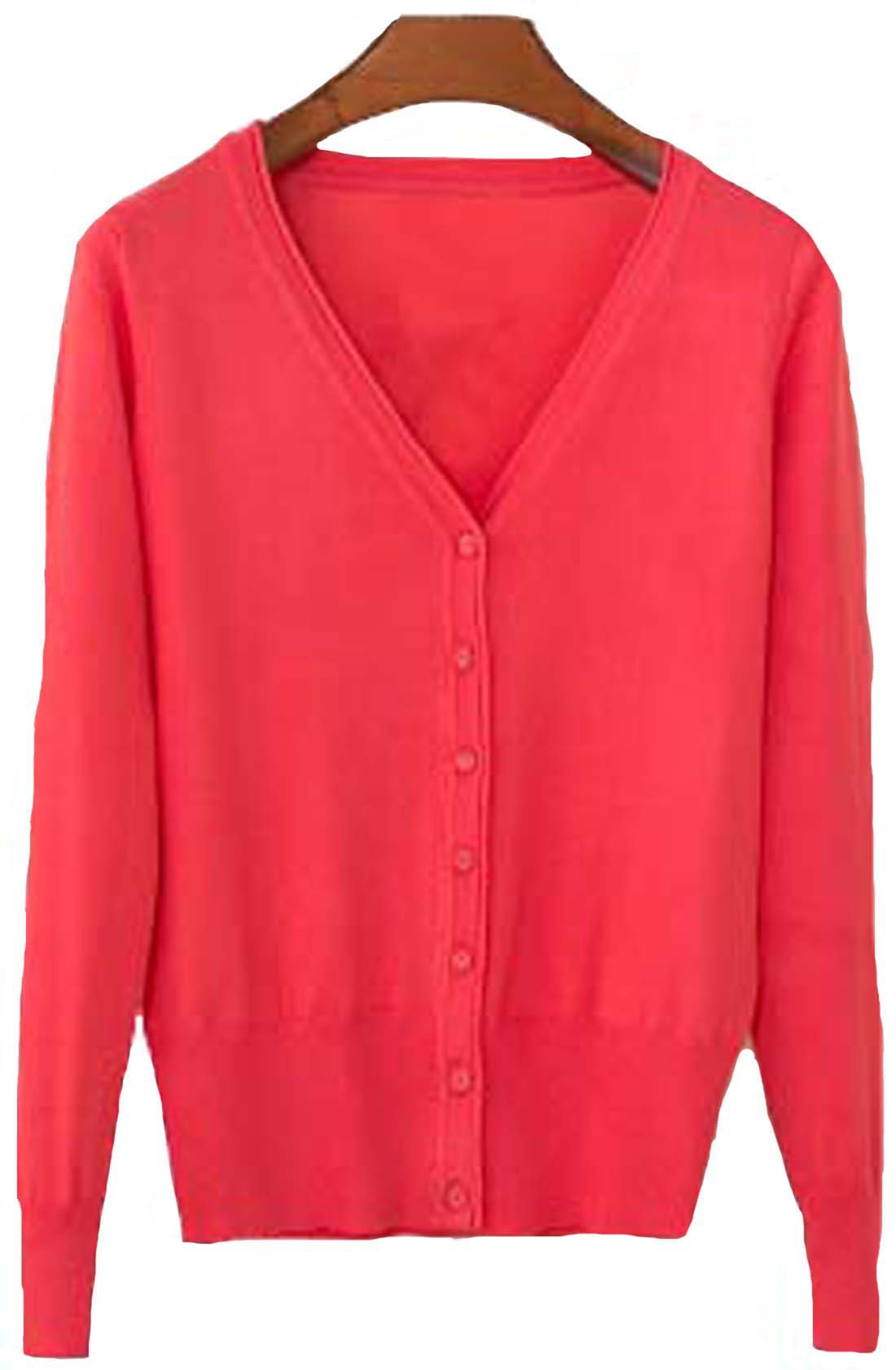 春夏秋 薄手 Vネック 日焼け止 冷房対策 毛玉 (45)