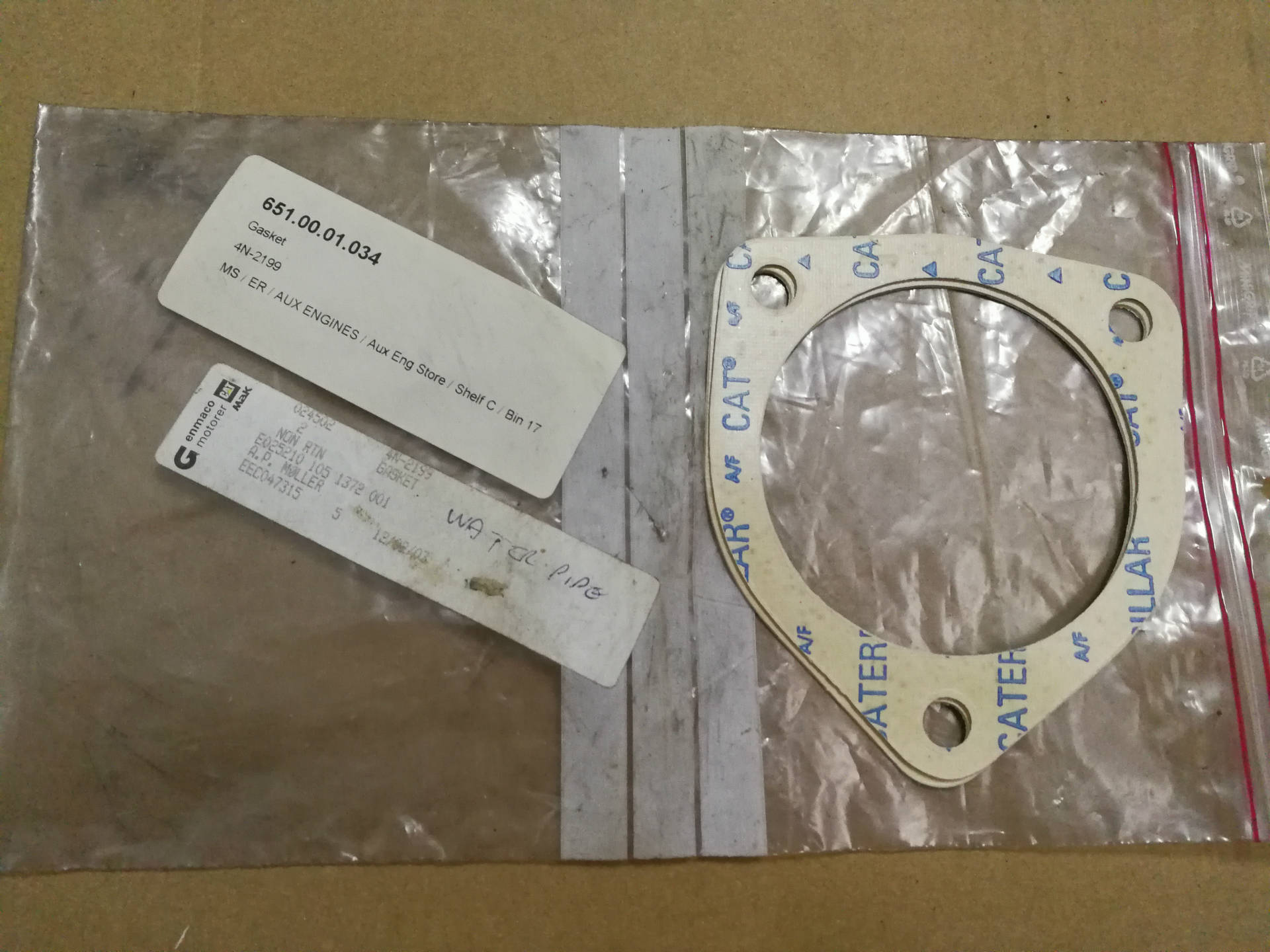 供应卡特彼勒发动机修理包垫片4N-2199