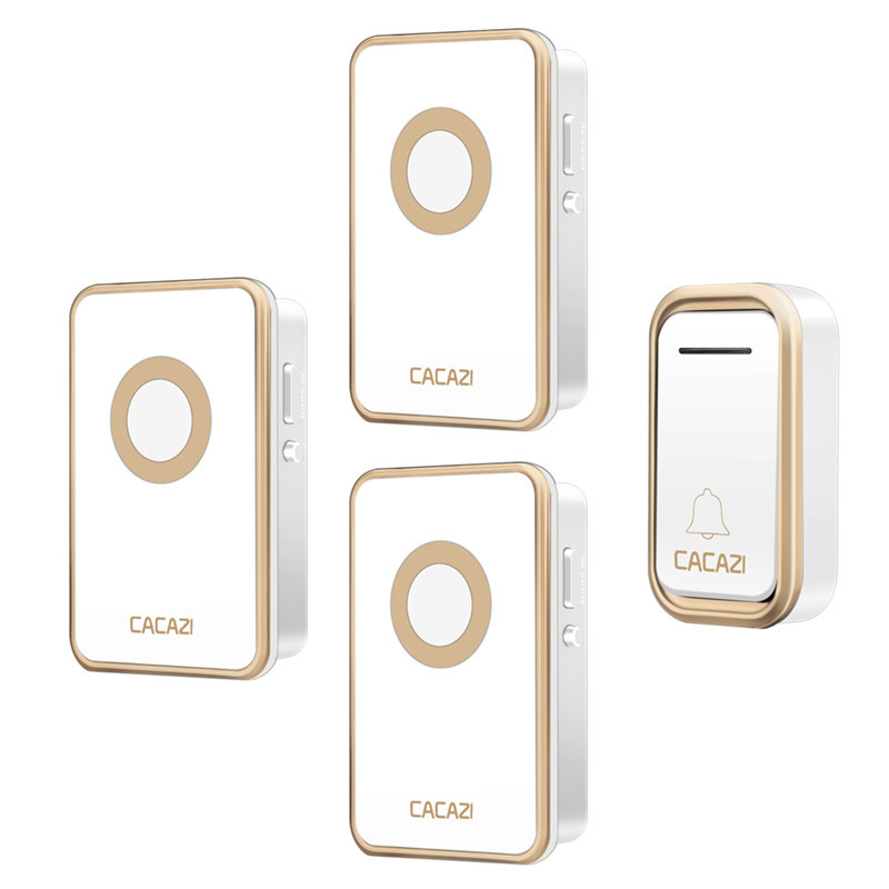 家用无线门铃 交流数码 音乐 一拖三门铃 超远遥控家用门铃呼叫器