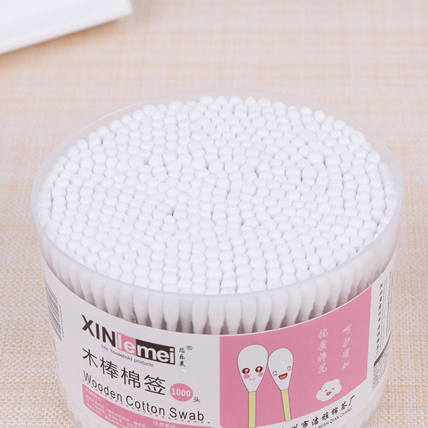Disposable cotton swabs
