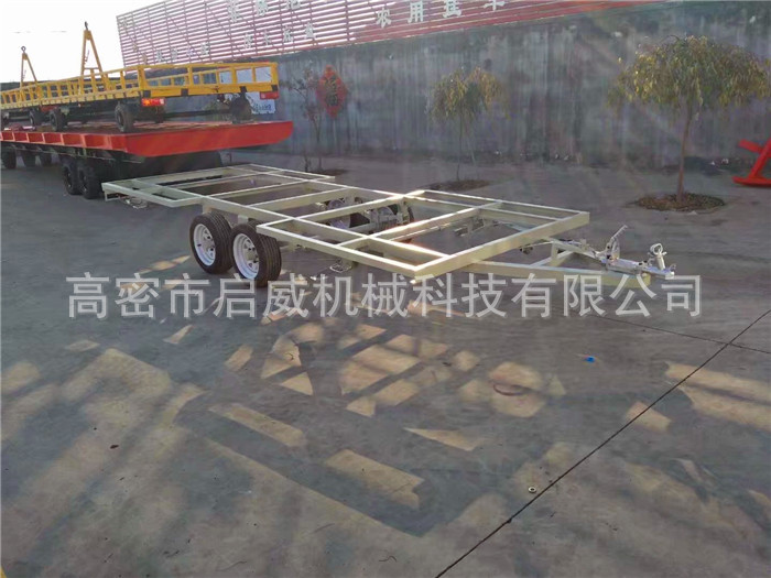 货源供应   移动餐车底盘拖车   欧式拖车   可拖车厂家供应