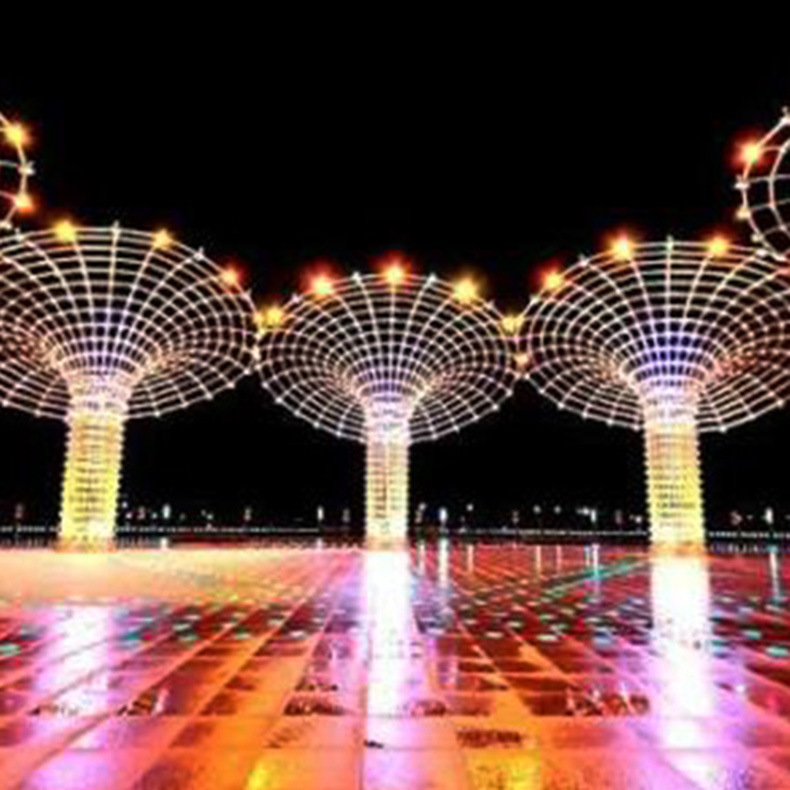 ���β�����20��չ������Ȧled���۵�ҹ�е�ledչ�����������