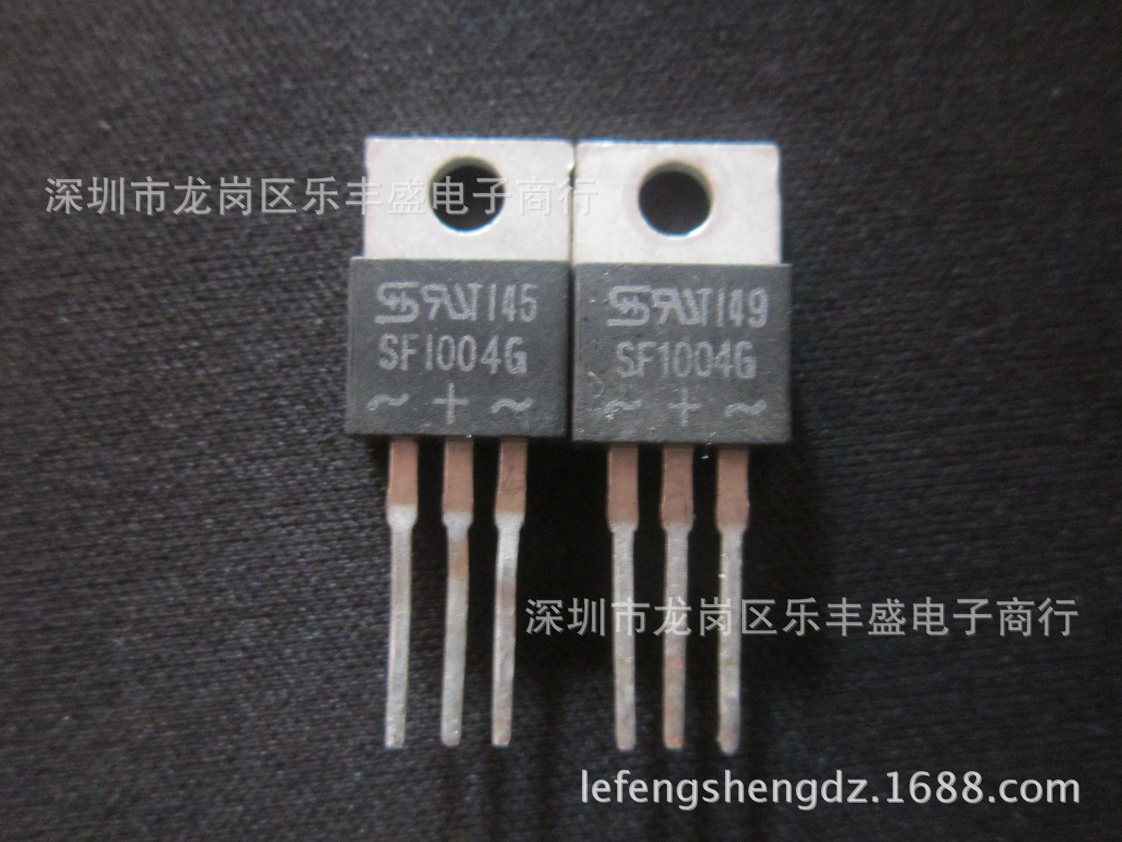 SF1004G SF1004 拆机台半 TO-220 10A/200V 超快速整流器