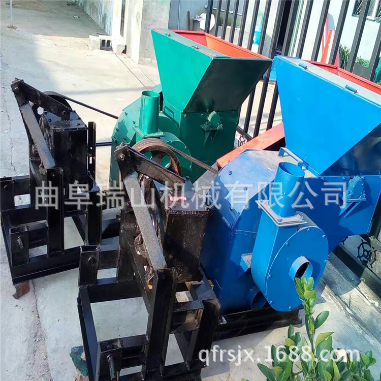 直销无尘沙克龙饲料粉碎机 禽畜养殖饲料加工设备饲料粉碎机