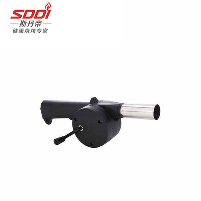 斯丹帝 烧烤配件 野炊吹风机 野外生火点碳手动摇式鼓风机