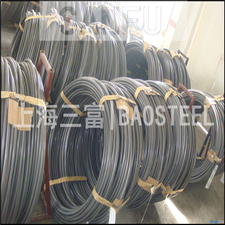 现货供应盘圆SWRH82B冷镦线材 宝钢优质圆钢 可球化退火拉丝加工