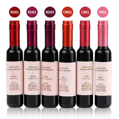 Red wine bottle lip gloss dyed lip liquid lip gloss does not take off makeup and does not stick to the cup red wine bottle lipstick dyed lip liquid red wine bottle lip glaze