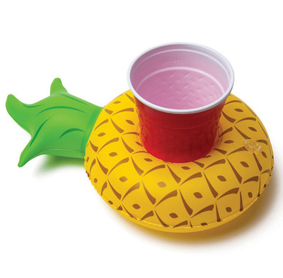 Factory direct ins spot Firebird unicorn cup holder fruit inflatable water mat floating beverage cup holder