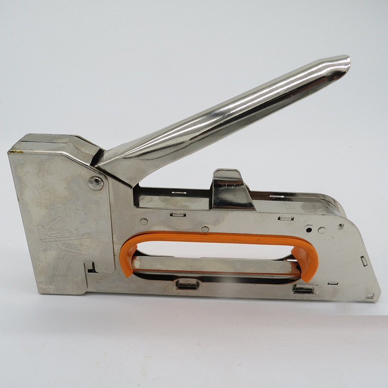 1008F大手柄气钉码钉射手动U型钉枪广告油画绷画布坐垫气钉