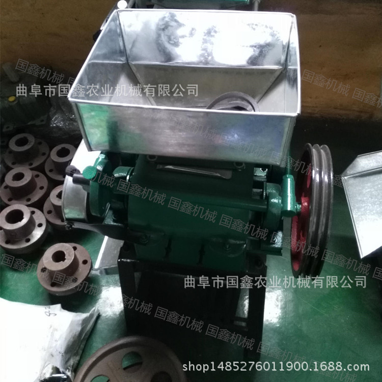月饼厂用花生破碎机 香菇挤扁去梗机