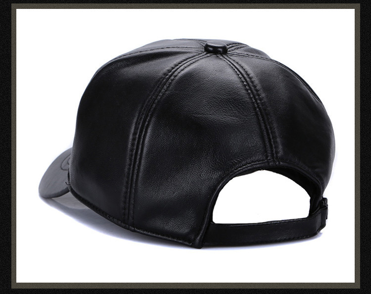 羊皮棒球帽男  (14)