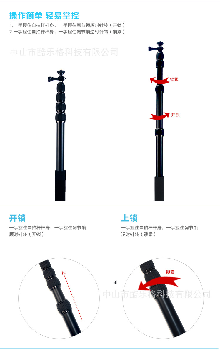 Perche selfie en Alliage d aluminium - Ref 3386273 Image 35