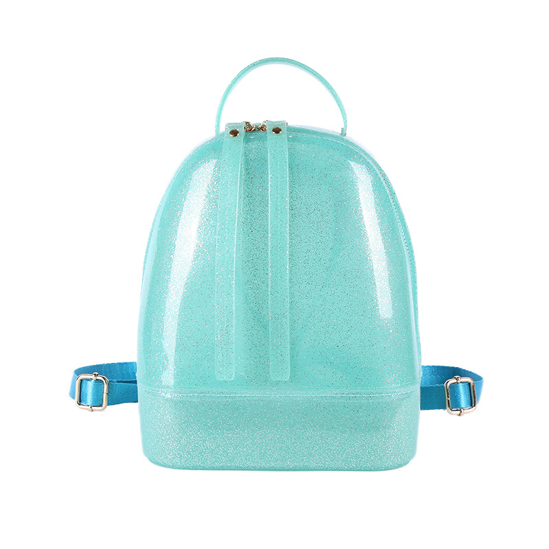 Bolso cosmético de La jalea de las mujeres ocasionales del verano 2019 nueva mochila Coreana de La jalea mochila simple de la moda