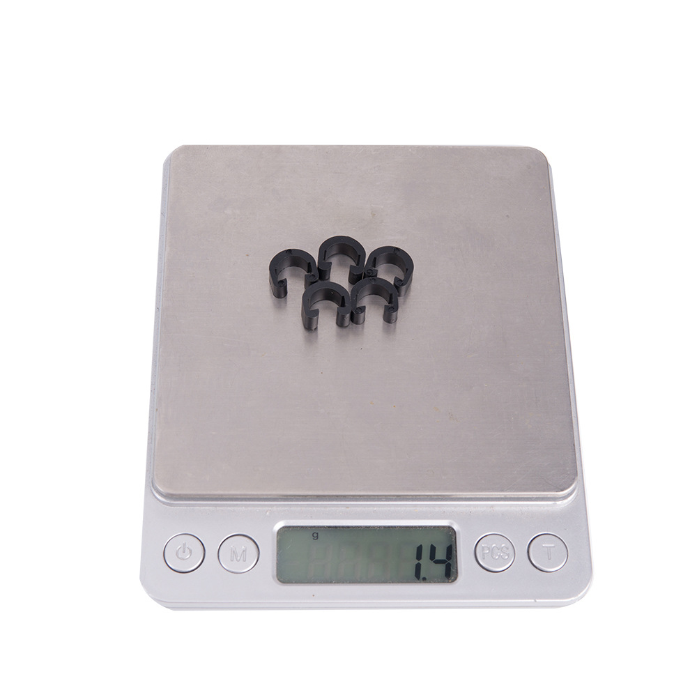 ZTTO bicicleta de plástico tipo C hebilla de cable tipo U hebilla de tubo de transmisión de bicicleta de montaña tipo C hebilla clip de tubo de aceite de freno