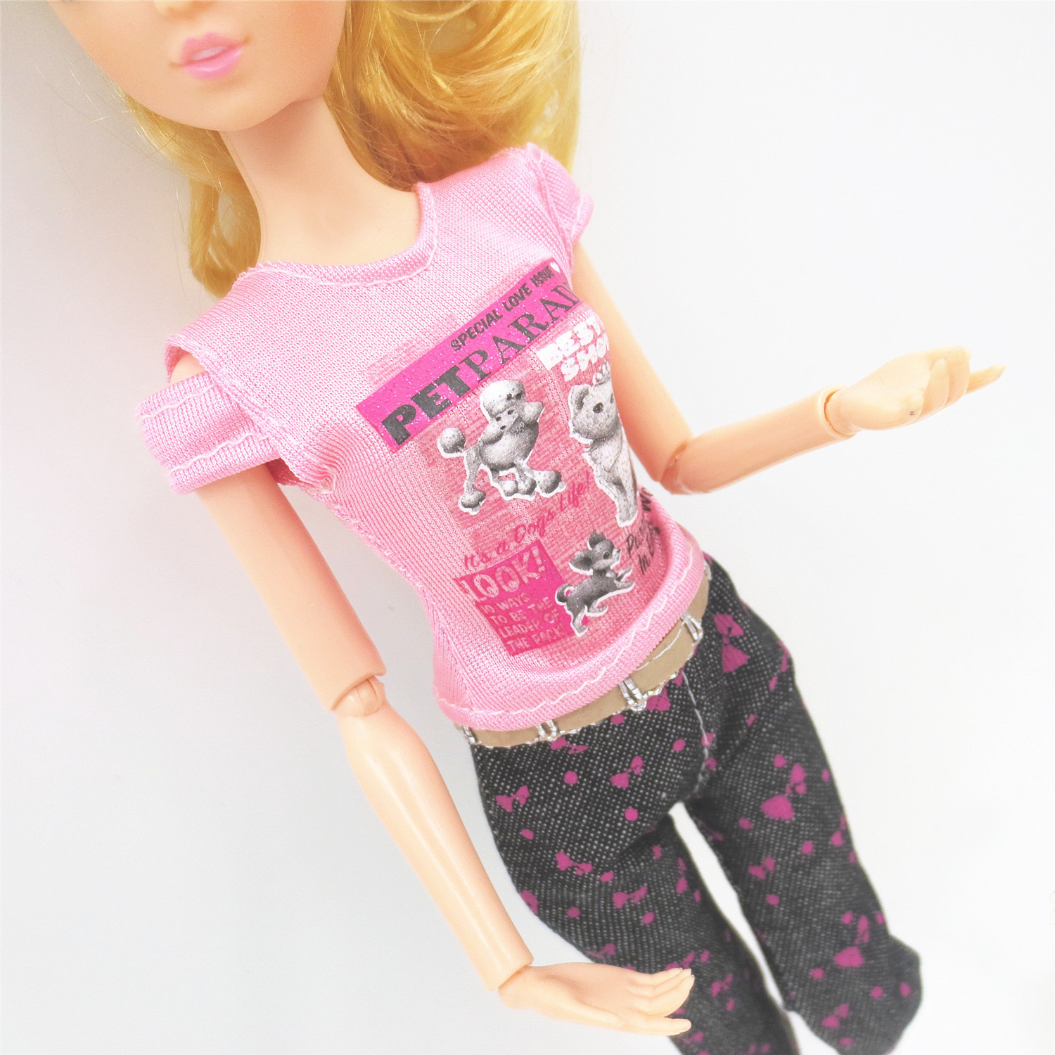 SZ-2001粉色上衣七分裤3