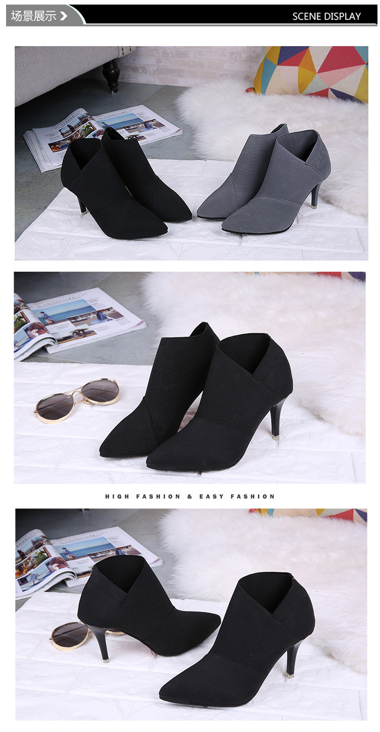 Bottes femme en Tissu - Ref 3355476 Image 16