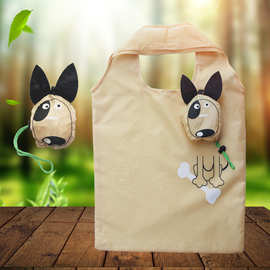 动物小狗热销袋创意卡通购物袋可折叠收纳折叠包袋工厂
