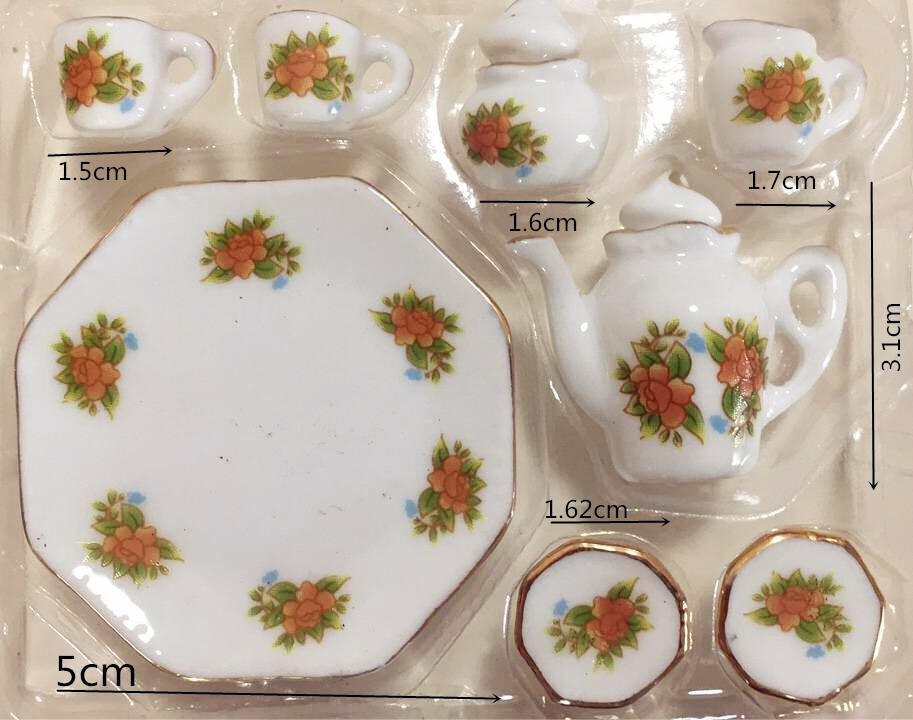 dollhouse ΢��ʳ��ģ�ͷ�������������䳡�������մɲ��251-10