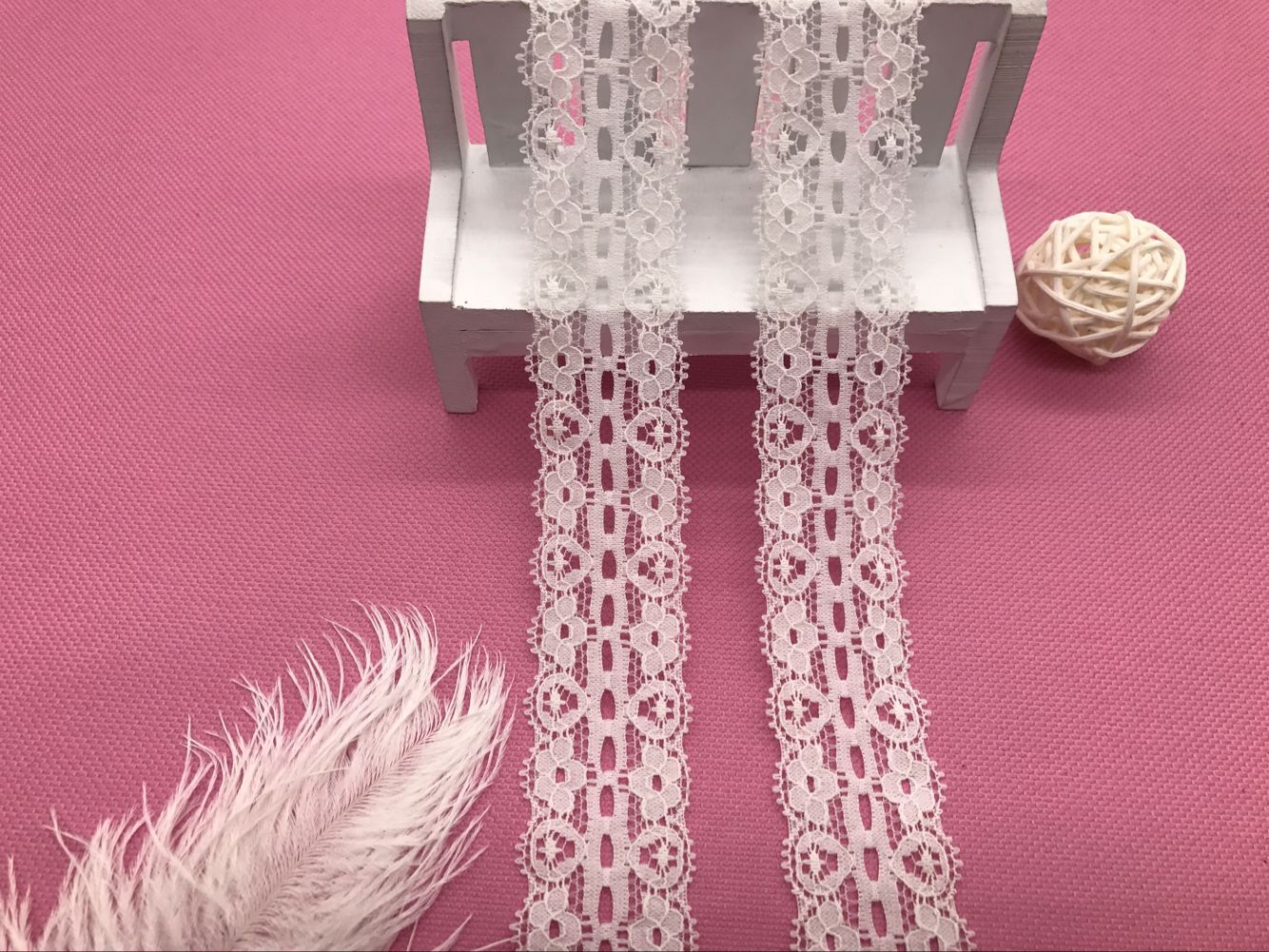 义乌弹力氨纶花边厂家直销长期现货供应1033# 宽度3CM