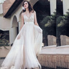 Wedding dress new summer wedding dress lawn outdoor beach beach bride wedding dress