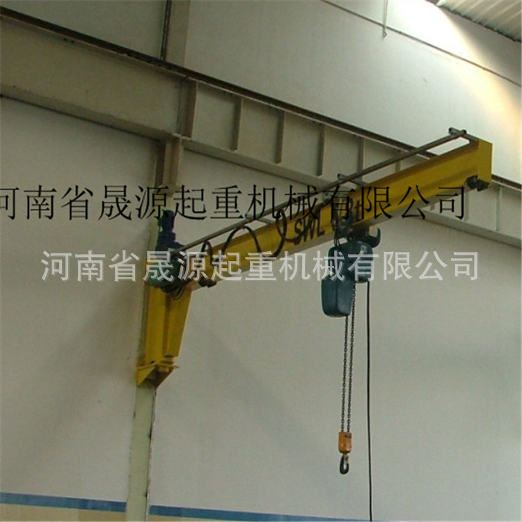 专业厂家小型悬臂吊手动电动180度旋转机械5吨悬臂起重机河南yaok
