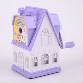 批发新款快乐小屋城堡削笔机学生创意削笔刀卷笔刀削笔器学习文具