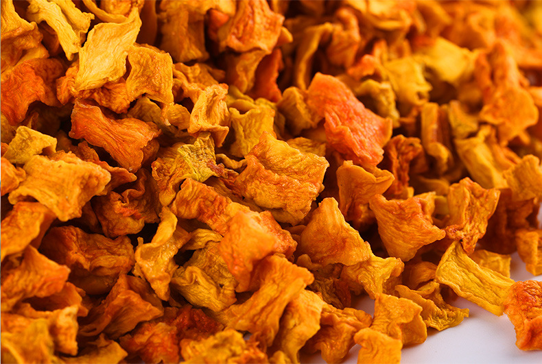 Dried Pumpkin Cubes Ready to Eat Low Temperature Baked Pumpkin Dices Bulk Wholesale key features