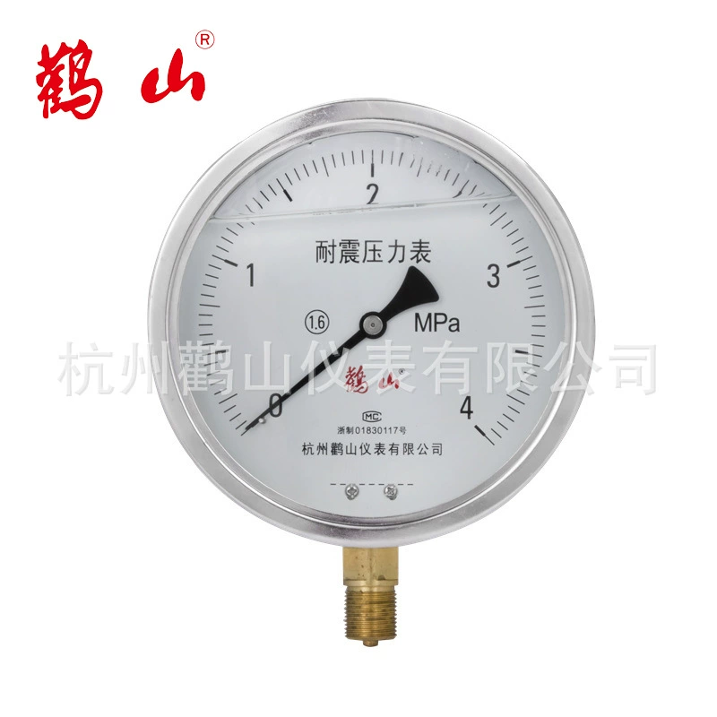 Ударопрочный манометр YN150 Манометр серии YN Манометр для наполнения масла Силиконовый маслонаполненный глицерин