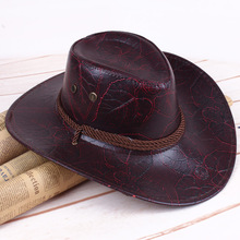西部牛仔骑士帽蒙古草原帽男女士防晒遮阳帽夏季帽子户外登山帽子