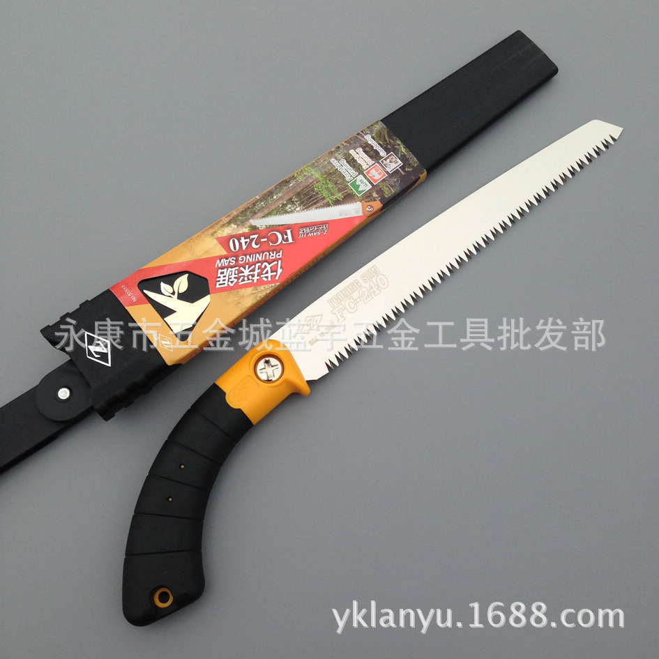 日本冈田锯Z牌伐采锯FC-240 果树锯园艺锯子采伐锯园林锯园林工具