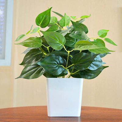 仿真花盆栽假花植物摆件桌面卧室绿植装饰品家居小盆景塑料干花