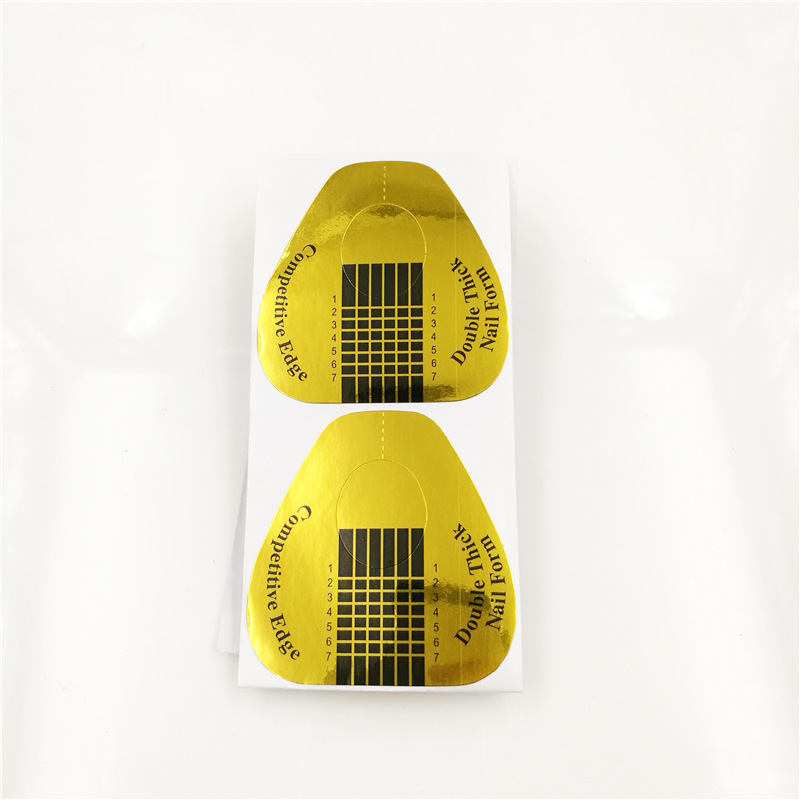 100/500 piezas titular de papel extensión de uñas para fototerapia Crystal Nail