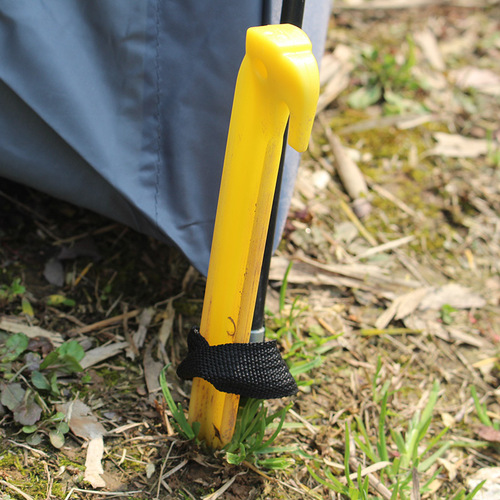 Concave-convex outdoor 9-inch ultra-light plastic ground nails tent nails tent canopy ground nails cross-border beach ground nails AT6539