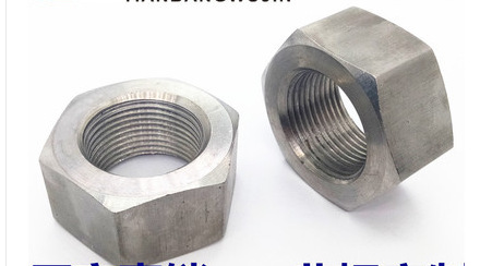 304不锈钢六角细牙螺母螺帽M27M30M33M36M39M42M45M48M52*1.5*2*3