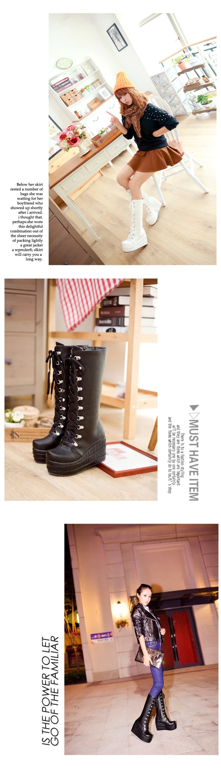 Bottes femme en PU artificiel - Ref 3354900 Image 13